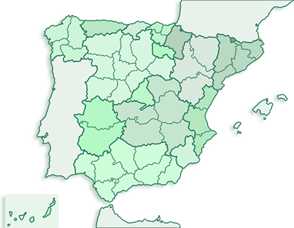 Mapa España La Red Inmobiliaria
